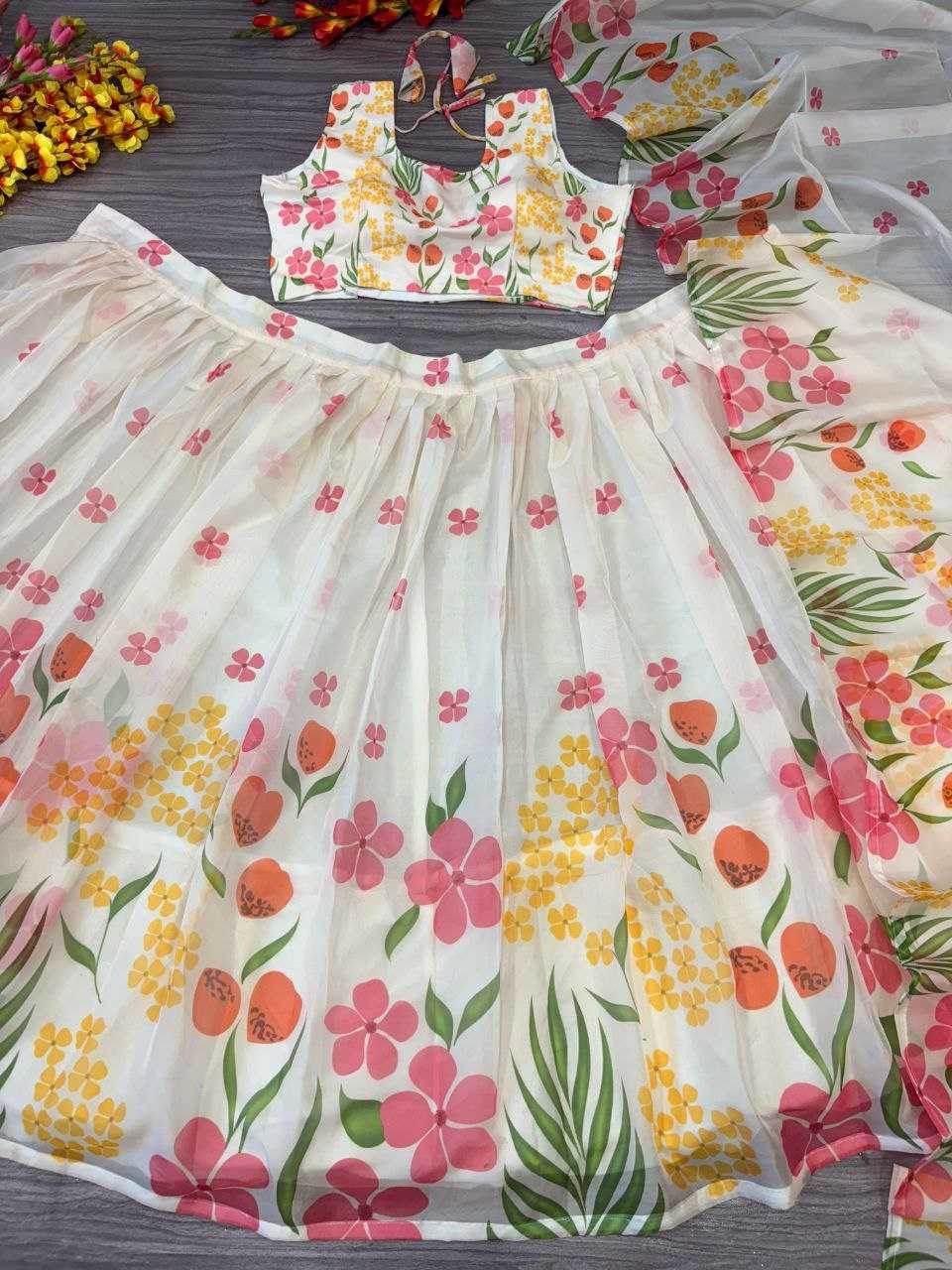 Silk Designer Wedding Embroidered Lehenga - MYLUXURY LANE ENTERPRISE